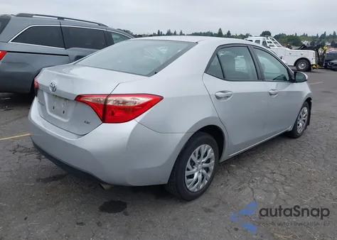 2018 Toyota Corolla Le from USA, damaged, VIN 2T1BURHE2JC975205